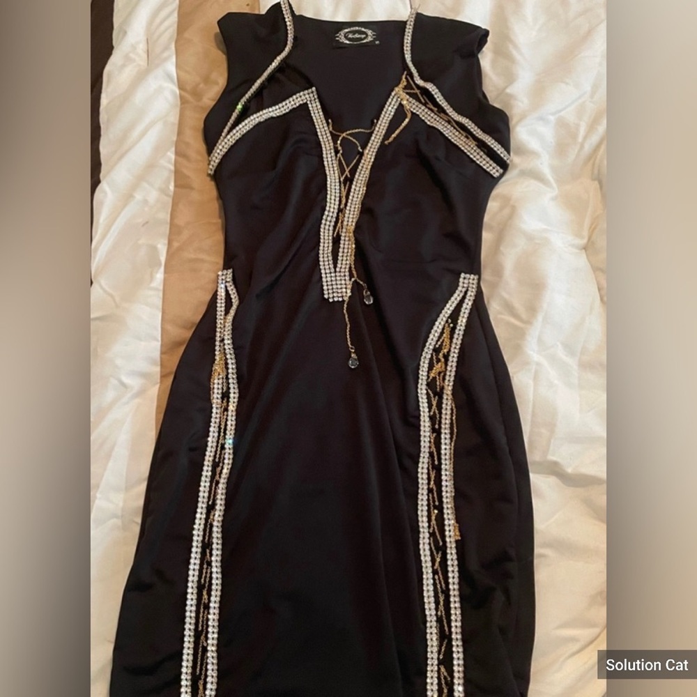 Vie Sauvage Ariana Dress in Black - Beautiful and Never Worn